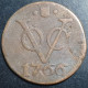 Netherlands East Indies VOC Utrecht Indonesia 1 One Duit 1766 Shield Mintmark - Indes Néerlandaises