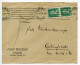 Germany 1928 Cover & Invoice; Leipzig - Josef Zimmer; 5pf. Friedrich Von Schiller, Pair - Brieven En Documenten