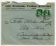 Germany 1927 Cover & Invoice; Pockau (Flöhatal) - Rauchwarenzurichterei Emil Neumann; 5pf. Friedrich Von Schiller, Pair - Storia Postale