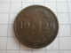 Germany 1 Reichspfennig 1929 G - 1 Renten- & 1 Reichspfennig
