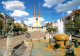 73214689 Halle Saale Hallmarkt Blaue Tuerme Marktkirche Goebel Brunnen Historisc - Halle (Saale)
