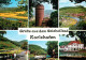 73214175 Bad Karlshafen Panorama Weserbergland Burgruine Uferpromenade Rathaus D - Bad Karlshafen