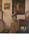 Art - Peinture - Johannes Vermeer Dit Jan Vermeer De Delft - Lady At The Virginals - Carte Neuve - CPM - Voir Scans Rect - Paintings