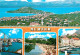 73197827 Murter Kroatien Fliegeraufnahme Bootshafen Strandpartie Murter Kroatien - Croatie