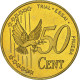 Danemark, 50 Euro Cent, Fantasy Euro Patterns, Essai-Trial, BE, 2002, Laiton - Essais Privés / Non-officiels