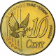 Danemark, 10 Euro Cent, Fantasy Euro Patterns, Essai-Trial, BE, 2002, Laiton - Essais Privés / Non-officiels