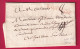 MARQUE PONTOISE SEINE ET OISE 1747 EN ROUGE LENAIN N°1A INDICE 20 POUR CHATILLON SUR SEINE COTE D'OR TAXE MODIFIEE - 1701-1800: Precursors XVIII