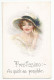 Postcard Oude Postkaart Carte Postale CPA Woman Hat Chapeau Femme Illust. Hayward Young (1) - Other & Unclassified