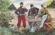AK Französische Soldaten Mit Marketenderin  - Patriotika - Ca. 1910  (69233) - War 1914-18