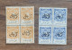 Iran/Persia Navaghel Surcharge 2 Block Of 4 - MNH - Iran