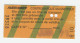 Ticket Parisien Juin 1991 RATP / SNCF "Contremarque Magnétique (station Balard)" Métro RER Paris (France) - Andere & Zonder Classificatie