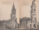 CPA - 80 - Albert - Carte Double - La Basilique De Notre-Dame De Brébières Avant Et Après Bombardements - Non Circulée - Albert