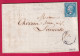 N°22 GC 1824 INGVILLER BAS RHIN POUR LUNEVILLE MEURTHE ET MOSELLE INDICE 14 LETTRE - 1849-1876: Klassieke Periode