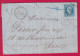 N°22 GC 2373 MITRY MORY SEINE ET MARNE CAD TYPE 22 POUR PARIS LETTRE - 1849-1876: Klassieke Periode