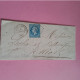 N°22 20 C. Bleu GC 955 Châtellerault Sur Lettre Pour Niort 6-11-1866 (cachet Dateur Sans Année) - 1862 Napoléon III