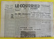 Journal Le Courrier De L'Ouest N° 129 Du 6 Juin 1945. Levant Syrie Pétain épuration Vercors Rapatriés Gouin - Guerre 1939-45