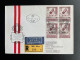 AUSTRIA 1970 REGISTERED FDC ATHLETICS VIENNA WIEN TO BASEL 06-11-1970 OOSTENRIJK OSTERREICH EINSCHREIBEN - FDC