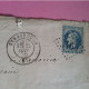 N°29A 20 C. Bleu Sur Lettre Cote 2024 20€ De Strasbourg Pour Chinon 22-07-1870 (état) - 1863-1870 Napoleon III Gelauwerd