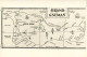 Cayman Islands B.W.I., GRAND CAYMAN, Map Postcard (1950s) - Kaaimaneilanden