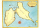 97 Guadeloupe  Première Carte Plan Map Dessin De La Guadeloupe (Scan R/V) N°   54   \PB1111 - Pointe A Pitre