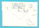 1067 Op Naamkaartomslag (carte-visite) Stempel LEUVEN ,getaxeerd (Taxe) Zegel 1069 Met T-stempel  ,strookje Afwezig - 1953-1972 Lunettes