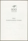 Bund: Minister Card - Ministerkarte, Mi-Nr. 1445 ESST, " 500 Jahre Post - Aktion Kundenfreundliches Verhalten "   X - Cartas & Documentos