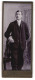 Fotografie S. Maass, Rostock, Portrait Junger Mann Im Anzug Mit Krawatte  - Persone Anonimi