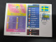 9-5-2024 (4 Z 32) Eurovision Song Contest 2024 - Semi-Final 1 On 8-5-2024 (with Sweden Flag Stamp) - Music