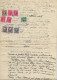 Document Fiscal Italie Cattaro Dalmatia Occup. Kotor Montenegro 1942 Italy Occupation WWII Revenue Stamped Doc - Montenegro