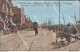 Au437 Cartolina Salonique Quai Vue De La Place De La Liberte' Tram - Sonstige & Ohne Zuordnung