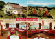 73864157 Selbig Biederbach Hoehencafe Pension Schwarzwaldfrieden Gastraeume Pano - Autres & Non Classés