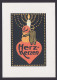 Künstlerkarte Ansichtskarte Reklame Werbung Herz Kerzen Werbung 1900 Bis 1914 - Advertising