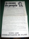 PROPAGANDE 68 : LA CAUSE DU PEUPLE N ° 11 , JOURNAL DE FRONT POPULAIRE , 6/7 JUIN 1968 - 1950 à Nos Jours
