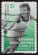 AUSTRALIA 2016 $1 Multicoloured, Legends Of Tennis - Evonne Goolagong Self Adhesive FU - Gebraucht
