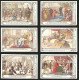 6 Sammelbilder Liebig, Serie Nr.: 646, Francois Ier, Henri II, Charles IX  - Liebig