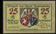 Notgeld Leobschütz 1921, 25 Pfennig, Wappen Und Klosterkirche  - [11] Local Banknote Issues