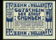 Notgeld Gmunden 1920, 10 Heller, Segelboot Auf Dem Wasser  - Oesterreich