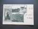 AK Österreich / Italien 1899 Gruss Aus Kaltern Mehrbild AK Franziskaner Kloster, St. Antonius Gnadenbild Strichstempel - Bolzano