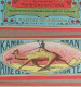 Publicité étiquettes Chromos Thé KAMEL BRAND PACKED IN COLOMBO CEYLON MANGALOR TEA ( 5 Mode Emploie - Werbung