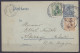 Allemagne - EP CP Postkarte 2pf + 8pf Càd Oval "ENSDORF-WALLERFANGEN /26-3-1906 Pour SLEYDINGEN (lez Gand) - Càd Arrivée - Cartas & Documentos