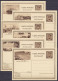 Lot De 24 EP CP 40c Sépia Albert 1e (type N°341) Vues Touristiques (2e Série) - Neufs - Briefkaarten 1909-1934