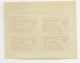 BLOC DE 4 VIGNETTE DIX FRANCS EXPO PHIL POSTE AERIENNE NICE 1947 SUPERBE - 1927-1959 Mint/hinged