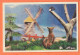 05511 / ⭐ ◉ Carte 3D Le CORBEAU Et Le RENARD 1965s MD Paris  XOGRAPH-GRAFA PTD USA  - Fairy Tales, Popular Stories & Legends