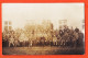 05831 / Carte-Photo Guerre 1914-1918 Hopital Militaire ? Anciens Combattants ? Poilus Unijambistes Blessés Béquilles - Guerre 1914-18