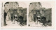 Photo Stéréoscopique 7,3x7,4cm Carte 17x8,7 Cm S.202 - 4233 MONT-SAINT-MICHEL La Porte Du Boulevard Animée - Photos Stéréoscopiques