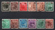 - ROUMANIE PLAN QUINQUENNAL 1952 (12 Timbres Surchargés Oblitérés) - Cote 50,00 € - - Used Stamps