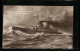 AK Kriegsschiff S.M.S. Lützow, Gesunken Nach Heldenmütigem Kampfe In Der Seeschlacht Am Skagerrak, 1. Weltkrieg  - Guerra