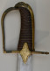 Sabre D’officier De Chasseurs à Cheval Modèle 1792, Avec Son Ceinturon En Cuir à Boucles à Tête De Lion En Laiton Doré. - Armas Blancas