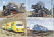 4 Calendars Locomotives, Czech Rep, 2018 - Kleinformat : 2001-...