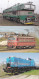 3 Calendars Locomotives, Czech Rep, 2018 - Petit Format : 2001-...